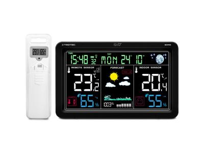 Station m&eacute;t&eacute;o BZ29OS avec capteur ext&eacute;rieur et &eacute;cran couleur alimentation secteur ou piles
