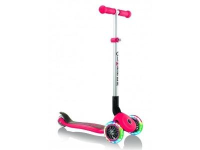Trottinette globber primo pliable lights red 432-102