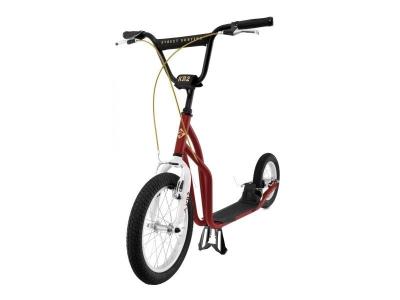 Trottinette street surfing kb2 bordeaux/blanc KB2-1