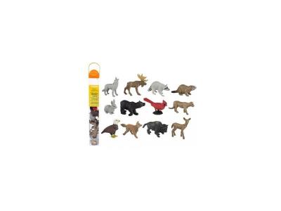 Safari jeu de r&ocirc;le Nature Toob junior marron/gris/rouge 12 pi&egrave;ces
