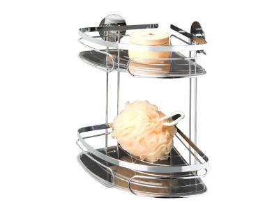 Etag&egrave;re d'angle 2 etages inox turbofix