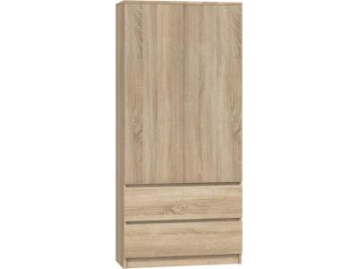 TURIN - Armoire style moderne chambre salon - Penderie Sonoma