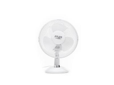 Ventilateur De Table Adler Ad 7302 - &oslash; 23cm (blanc)