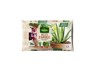 Vilmorin Billes d'argile, Marron - 5 Litres - 1,8 kg