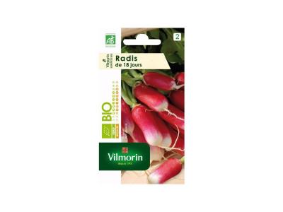 Vilmorin - Sachet graines Radis de 18 jours BIO