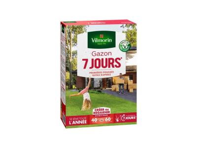 VILMORIN Semences de gazon 7 jours - Bo&icirc;te de 1 kg