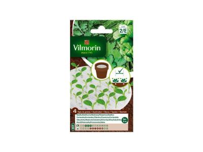 VILMORIN Tapis graines 4 plantes aromatiques - 4 x &Oslash;10 cm