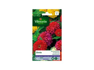 Vilmorin - Zinnia &agrave; Fleurs Monstrueuses Vari&eacute;es en Sachet