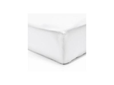 Vision - Drap housse Blanc - 200x200cm - 100% coton