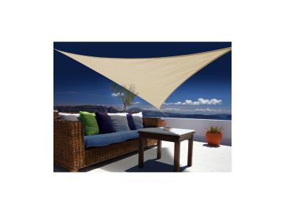 Voile d'ombrage triangulaire 3 x 3 x 3 m - Sable