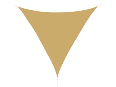 Voile d'ombrage triangulaire 3x3x3 m sable