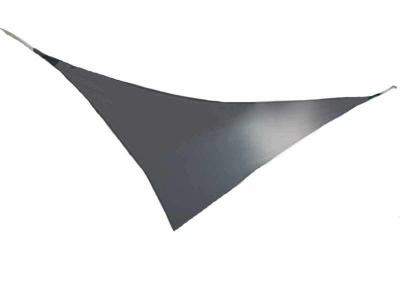 Voile d'ombrage triangulaire Serenity de 3.60m c&ocirc;t&eacute; ardoise Jardiline