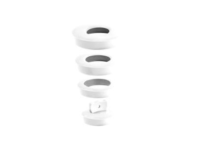 Wirquin 39224401 Bouchon universel avec anneaux, blanc
