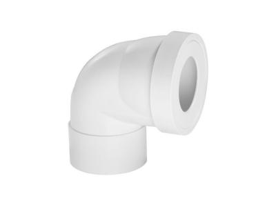 Pipe de WC courte en angle de 90 &deg;C Diam.10 cm WIRQUIN