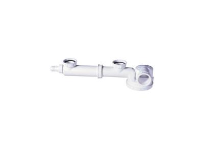 Wirquin 30723640 Siphon d'&Eacute;vier 2 Bacs, Blanc