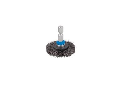 Wolfcraft 2100000 Circular Wavy Wire Brush 75x10 Mm Argent&eacute;