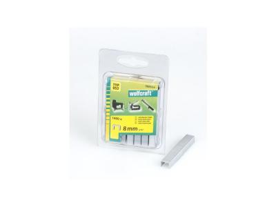WOLFCRAFT Lot de 1400 Agrafes larges acier tremp&eacute; type 053 - 8mm