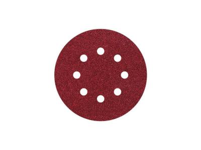 Wolfcraft Grano 120 125 2251000 Adhesive Sanding Sheets 5 Units Rouge
