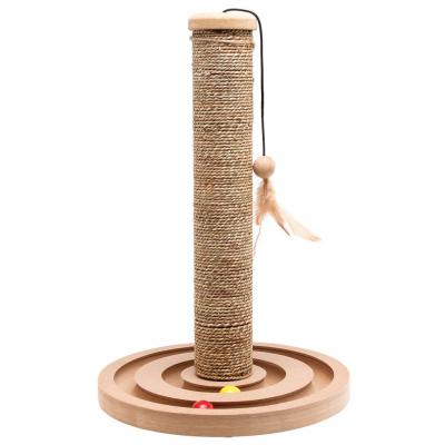 Griffoir Pour Chat En Jonc De Mer + Jouet Brigitte