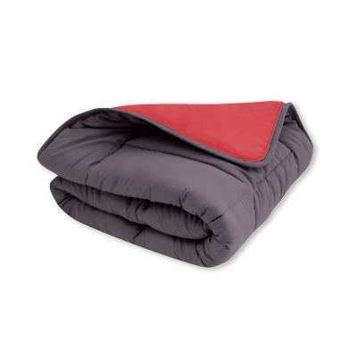 Couette microfibre Montagny double face, chaude - 260 x 240 cm