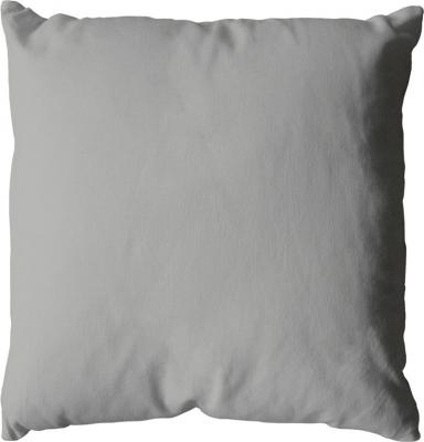 Homemaison - Coussin d&eacute;houssable uni en coton Gris 40 x 40 cm - Gris