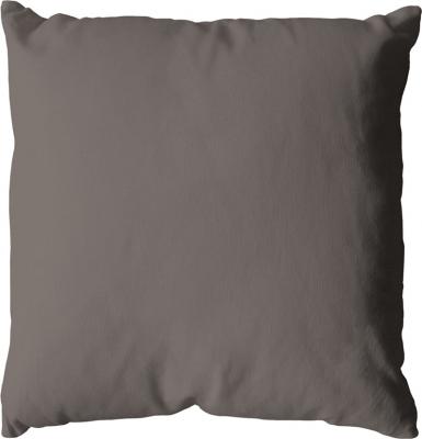 Homemaison - Coussin d&eacute;houssable uni en coton vison 40 x 40 cm - vison