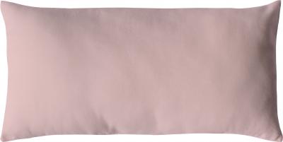 Coussin non d&eacute;houssable en coton uni - Vieux rose - 30 x 50 cm
