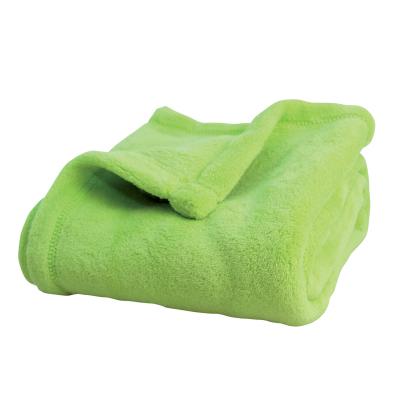 Couverture polaire microfibre - 75x100 cm - Anis