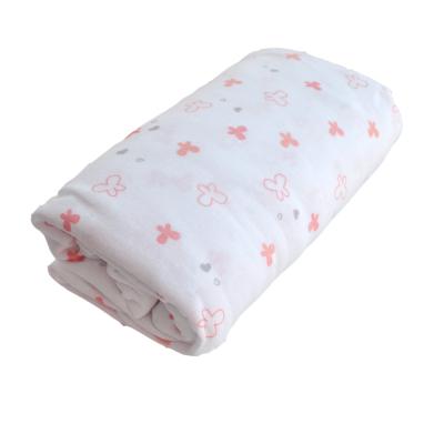 Doux Nid Drap Housse Imprim&eacute; Lapinou - 70x140 Cm