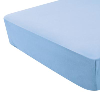 DOMIVA Drap housse Light jersey - 130 g/m&sup2; - 40 x 80 cm - Bleu