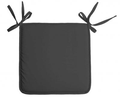 Lovely Casa CU4689011G Nelson Galette Polyester Anthracite 38 x 38 cm