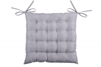 Lovely Casa Bea Galette 16 Points Polyester Gris 40 x 40 cm
