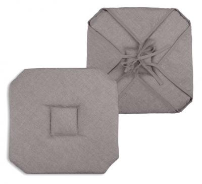Lovely Casa Bea Galette Italienne Polyester Taupe 40 x 40 cm