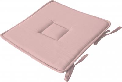 Enjoy Home - Galette de chaise uni effet Bachette - 40 x 40 cm - Rose