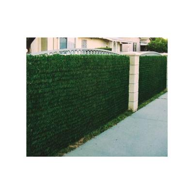 Haie artificielle 140 brins vert thuya en rouleau 1.5 x 3 m J7G140B150