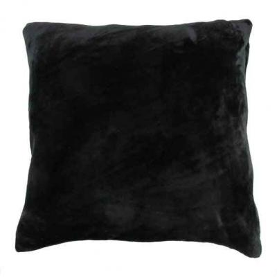 Housse de coussin douceur Noir 40 x 40 cm - Noir