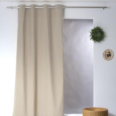 Enjoy Home - Rideau uni effet bachette - 135 x 240 cm - Ecru