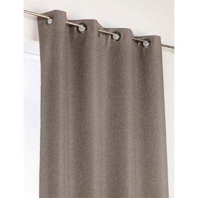 Rideau d'ameublement 100% occultant - Taupe - 140 x 240 cm