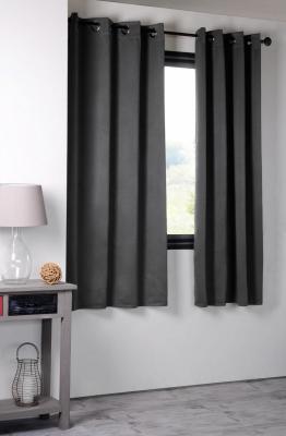 Rideau Occultant Uni 210gr/m2 - Anthracite - 135 x 180 cm