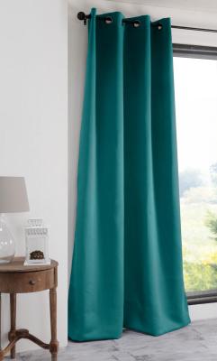 Rideau occultant uni 210gr/m2 polyester canard 250 x 135
