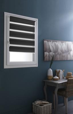 Store Enrouleur Jour/Nuit Teintes de Gris - Gris - 72 x 190 cm