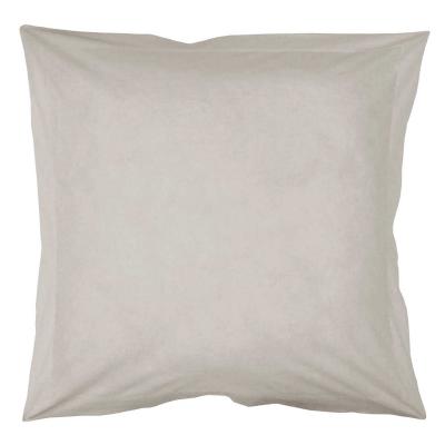 Lovely Casa - Une Taie d'oreiller Couleur Lin en coton Bio