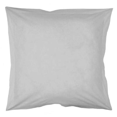 Une Taie d'oreiller Couleur Gris Perle en coton - 65 x 65 cm