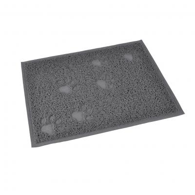 CODICO 6TAP002GR Tapis de Liti&egrave;re Rectangle Impression Patte pour Chat