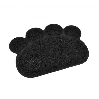 Tapis antid&eacute;rapant en forme de patte Noir 40 x 30 cm - Noir