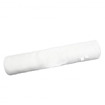 Traversin uni confort en polyester 140 cm Blanc 140 cm - Blanc