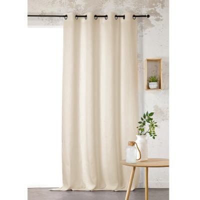 Linder 0170 /15/375FR Voile de Lin Sable Oeillets 145 x 260 cm