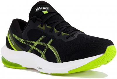 ASICS Gel-Pulse 13, Running Shoe Homme, Black Hazard Green, 44.5 EU