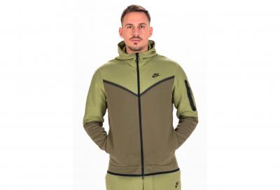 Nike Sweat &agrave; Capuche NSW Tech Fleece - Vert/Noir, pointure X-Large