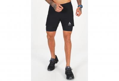Odlo 2-In-1 Zeroweight 5 Inch - Short running homme Black XXL